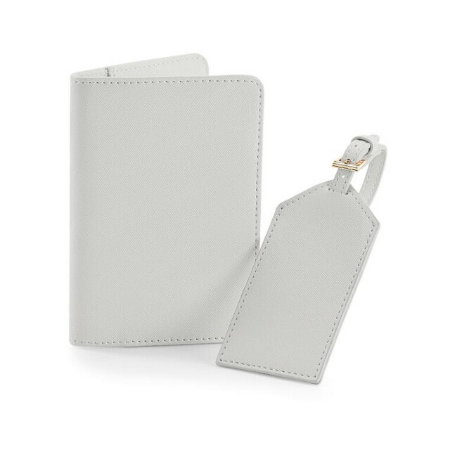 Bagbase Boutique paspoorthouder en set bagagelabels UTFK1177_softgrey large