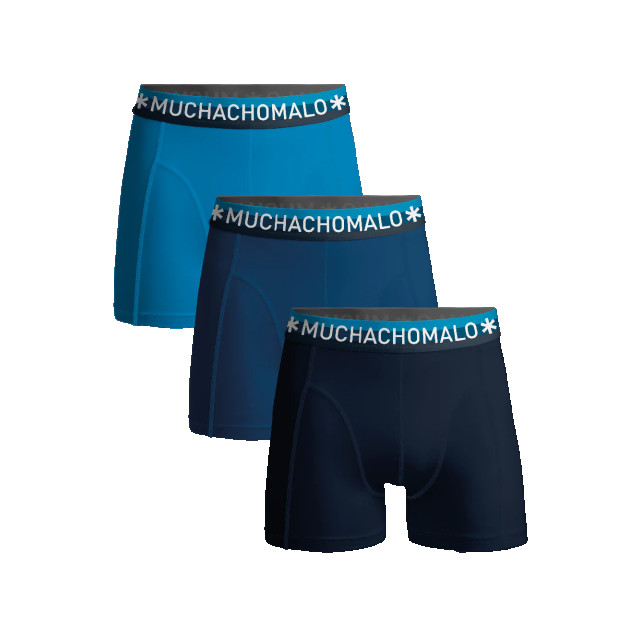 Muchachomalo Heren 3-pack boxershorts U-SOLID1010-1096 large