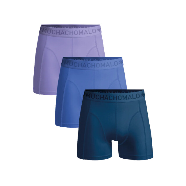 Muchachomalo Jongens 3-pack boxershorts U-SOLID1010-1150J large