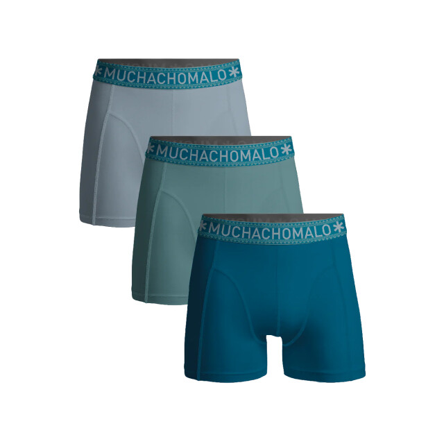 Muchachomalo Jongens 3-pack boxershorts U-SOLID1010-1092J large