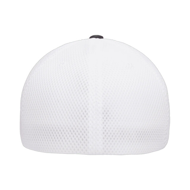 Flexfit Tweekleurige ultravezel & airmesh baseballpet UTTN1386_blackwhite large