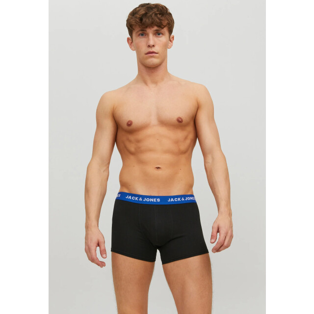 Jack & Jones Heren boxershorts trunks jaclee 5-pack blauw/zwart 12144536 large Jack & Jones Heren boxershorts trunks jaclee 5-pack blauw/zwart 12144536 large