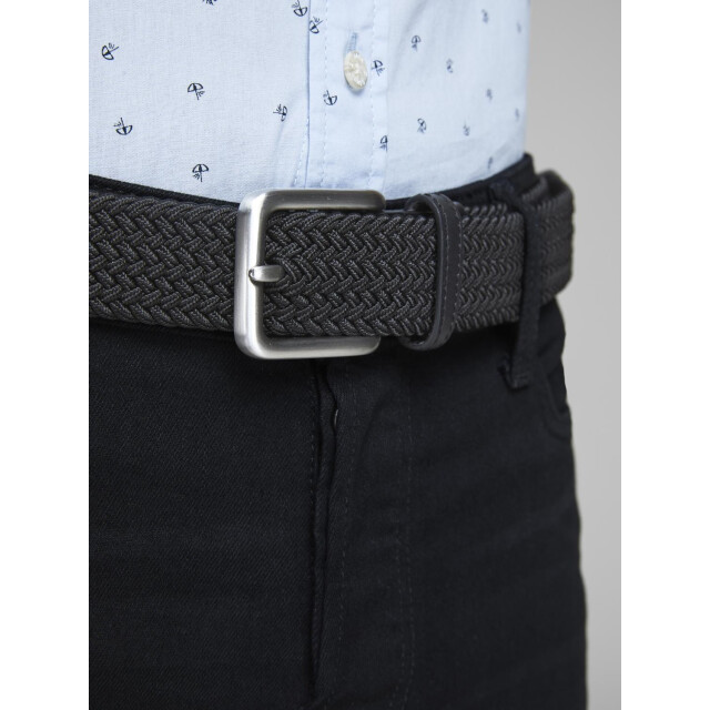 Jack & Jones Heren riem jacspring gevlochten 12118114-Zwart large