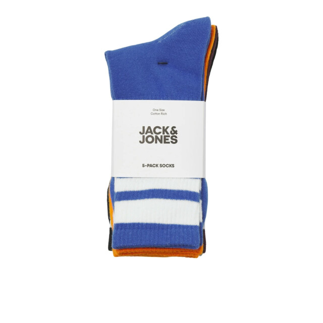 Jack & Jones Heren sportsokken jacfrancis tennissokken colour 5-pack 12259025 large