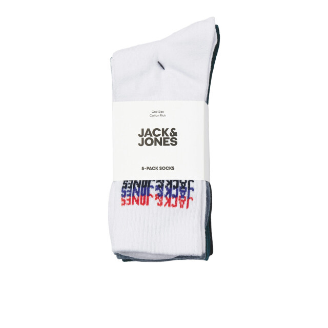 Jack & Jones Sportsokken jongens jaccyber tennissokken 5-pack 12259507 large