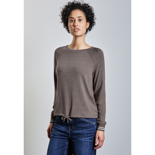 Street One a322496 cosy knit look shirt w.rib cuf A322496 large