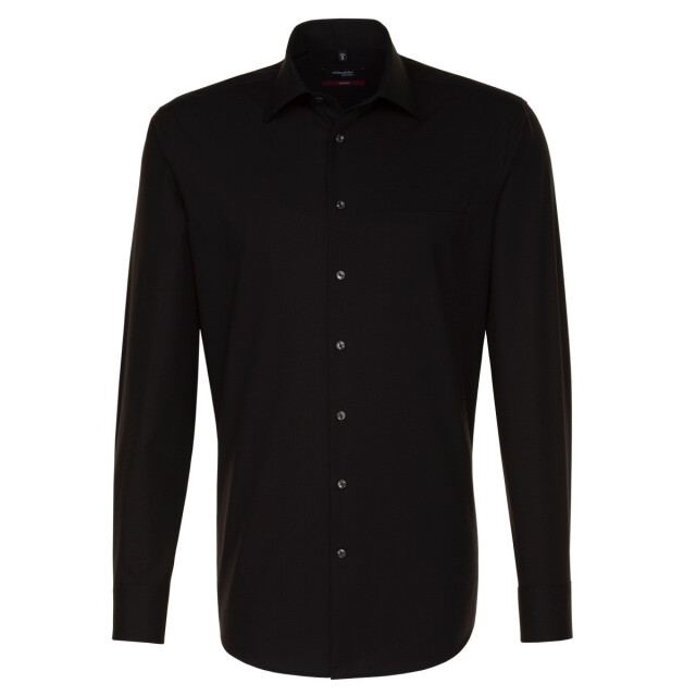Seidensticker Heren kent kraag regular formal shirt UTFK2912_black large