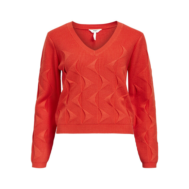 Object Objlilu re l/s knit pullover 137 23046064 large