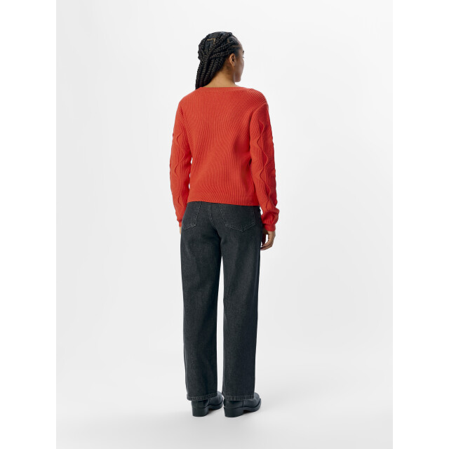 Object Objlilu re l/s knit pullover 137 23046064 large