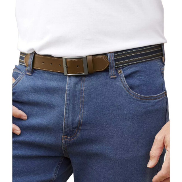 Atlas For Men Canvas tailleriem heren UTAF1215_navytaupeecru large