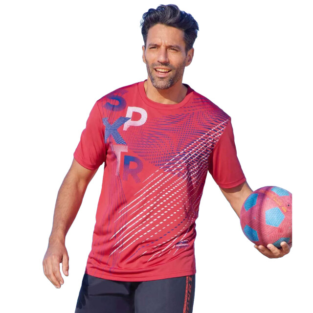 Atlas For Men Heren actief t-shirt (pak van 3) UTAF1353_redbluewhite large