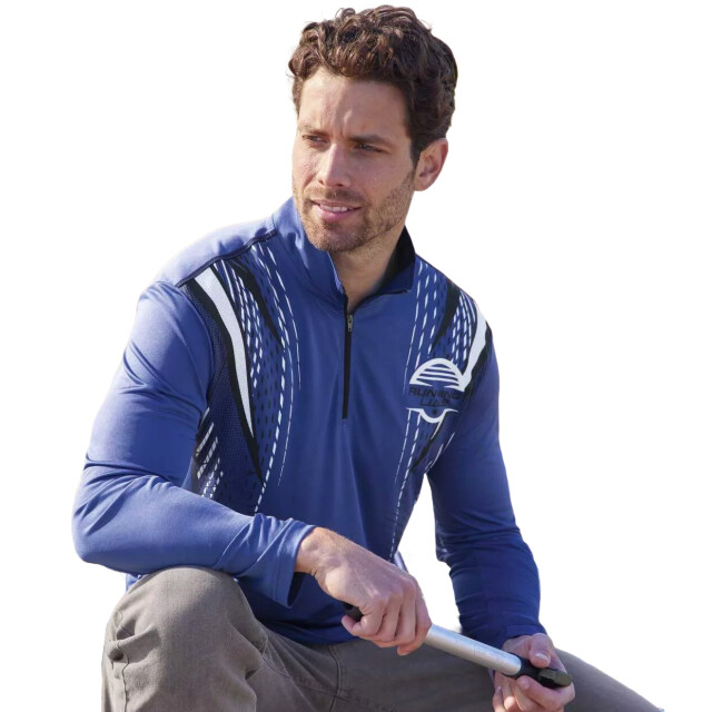 Atlas For Men Heren contrast top (set van 2) UTAF1451_blueanthracite large