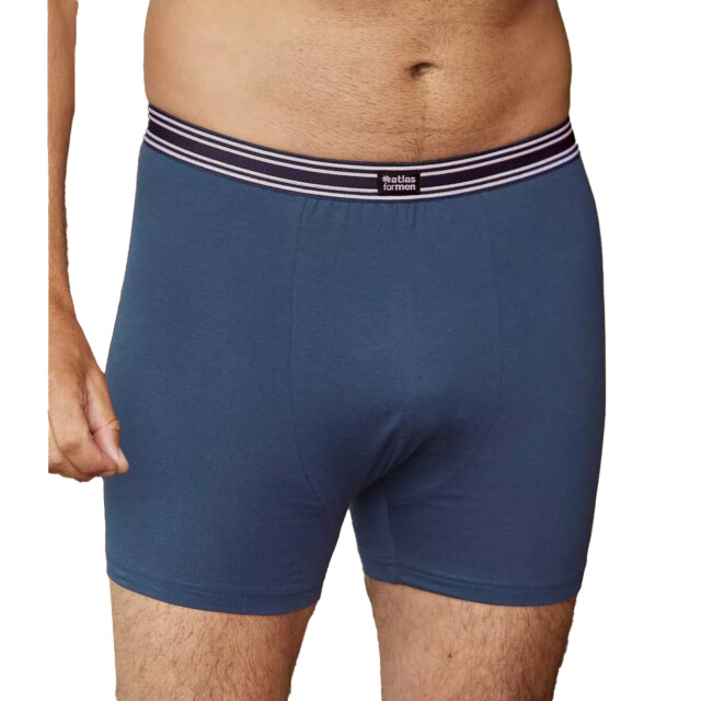 Atlas For Men Heren stretch boxershorts (set van 2) UTAF1294_bluenavyblue large