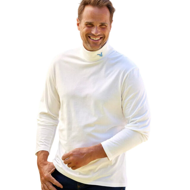 Atlas For Men Heren schildpad hals top (set van 2) UTAF1692_blueecru large