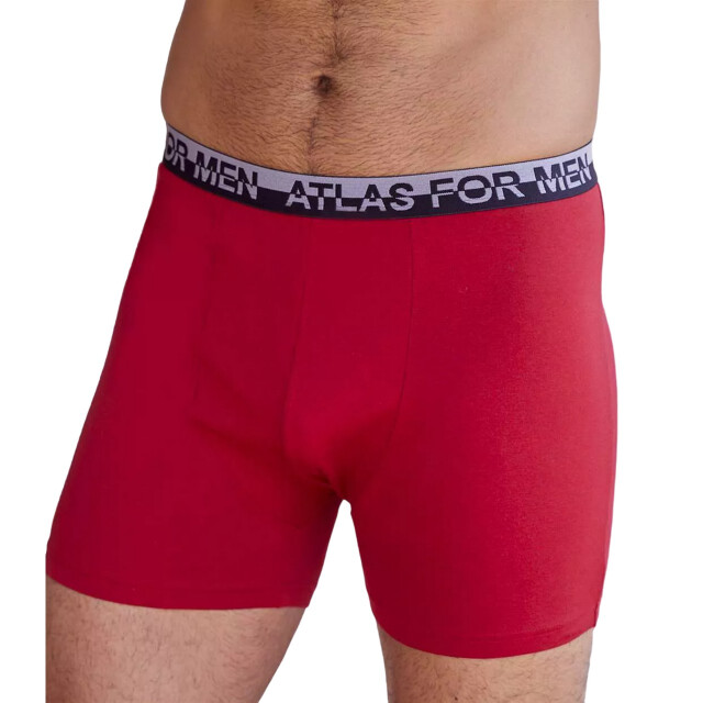 Atlas For Men Heren stretch boxershorts (set van 4) UTAF1829_bluenavyredlightblue large