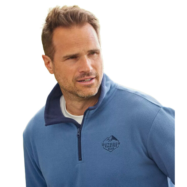 Atlas For Men Heren microfleece trui (pack of 3) UTAF1380_blueecruochre large