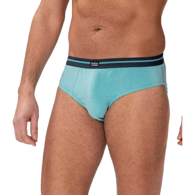 Atlas For Men Heren comfortabele contrast gestreepte slip (set van 3) UTAF1554_navyblueturquoise large