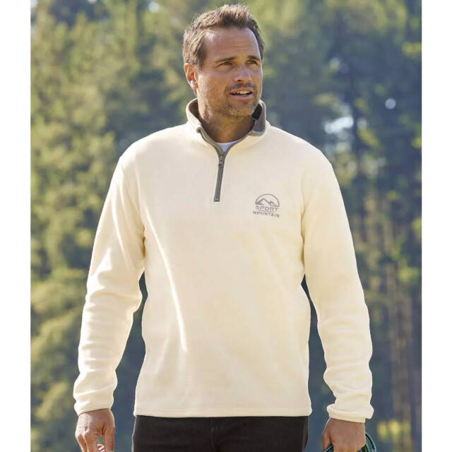 Atlas For Men Heren sportieve microfleece trui (pack of 3) UTAF610_blueecrupurple large