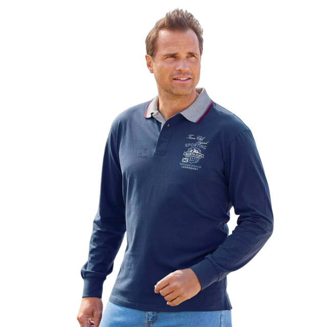 Atlas For Men Heren klassiek poloshirt (set van 2) UTAF971_burgundynavyblue large