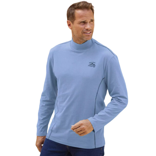 Atlas For Men Trechterhals top heren (set van 2) UTAF982_bluenavyblue large