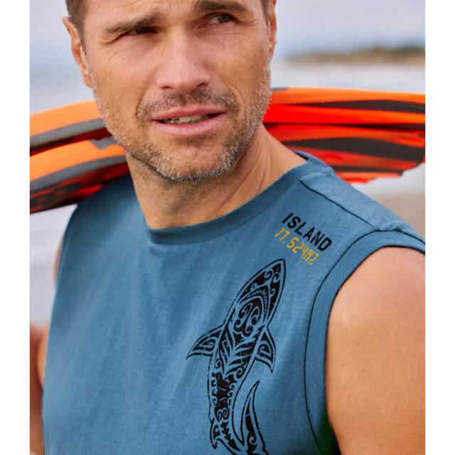 Atlas For Men Heren vest met opdruk (pack of 3) UTAF495_yellowbluenavyblue large