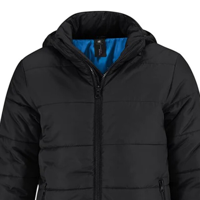 B and C Heren superhood jas UTFK2607_blackcobaltblue large