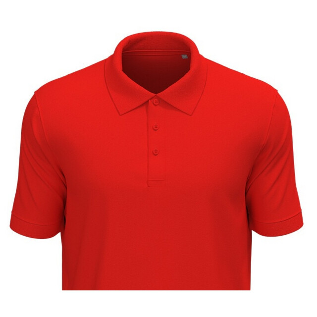 Stedman Stars Heren lux poloshirt UTFK2611_scarletred large