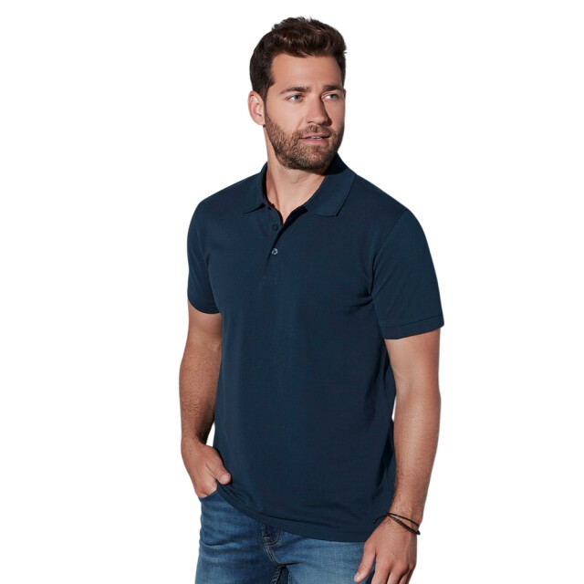 Stedman Stars Heren lux poloshirt UTFK2611_midnightblue large