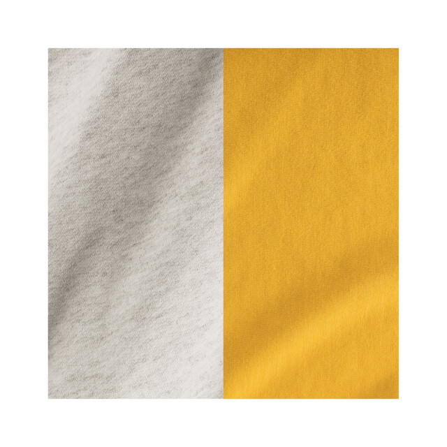 Jerzees Colours Heren colour block nublend hoodie UTFK2718_heatheroatmealheathermustard large