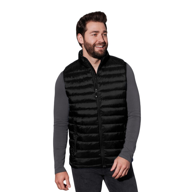 Stedman Stars Heren lux gewatteerd gilet UTFK2681_blackopal large