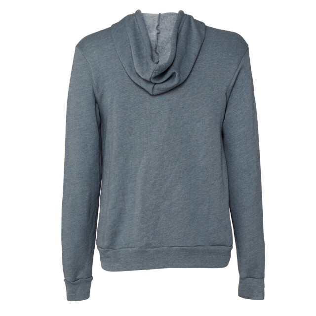 Bella + Canvas Unisex volwassen polycotton full zip hoodie UTFK2749_heatherslate large