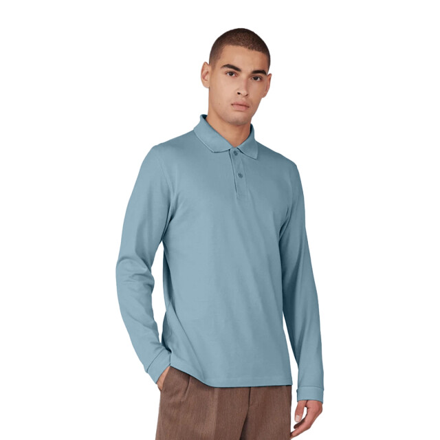 B and C Heren my polo 210 effen katoenen poloshirt UTFK2802_amalfiblue large