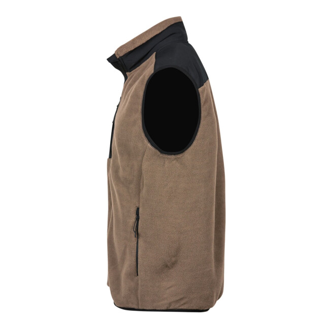 Tee Jays Heren mountain fleece body warmer UTFK2814_clayblack large