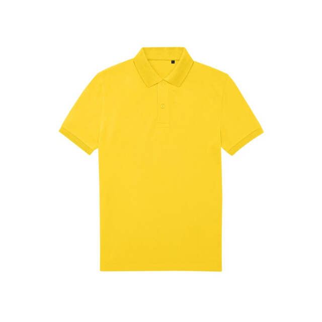 B and C Heren my eco polo shirt UTFK2831_popyellow large