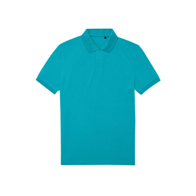 B and C Heren my eco polo shirt UTFK2831_popturquoise large