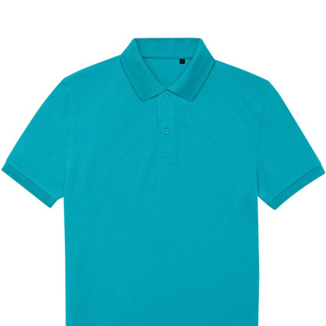 B and C Heren my eco polo shirt UTFK2831_popturquoise large