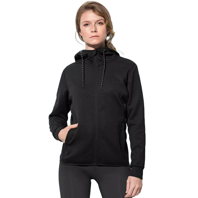 Stedman Stars Dames scuba gerecycleerd jasje UTFK2845_blackopal large