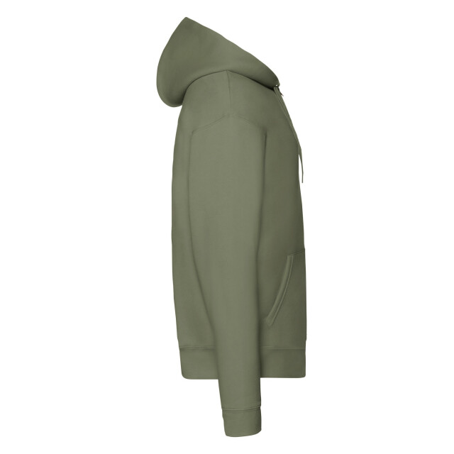 Fruit of the Loom Heren premium full zip hoodie UTFK2896_classicolive large
