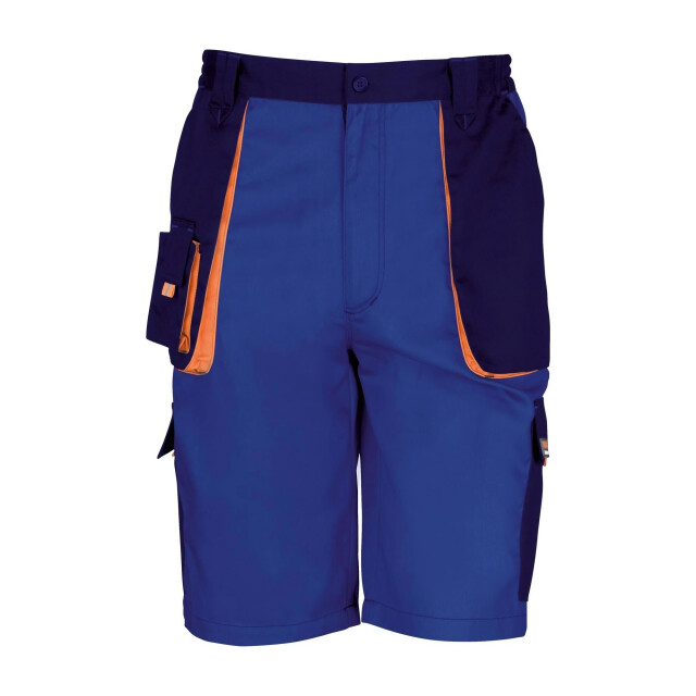Result Unisex lite cargo shorts voor volwassenen UTFK2929_royalbluenavyorange large