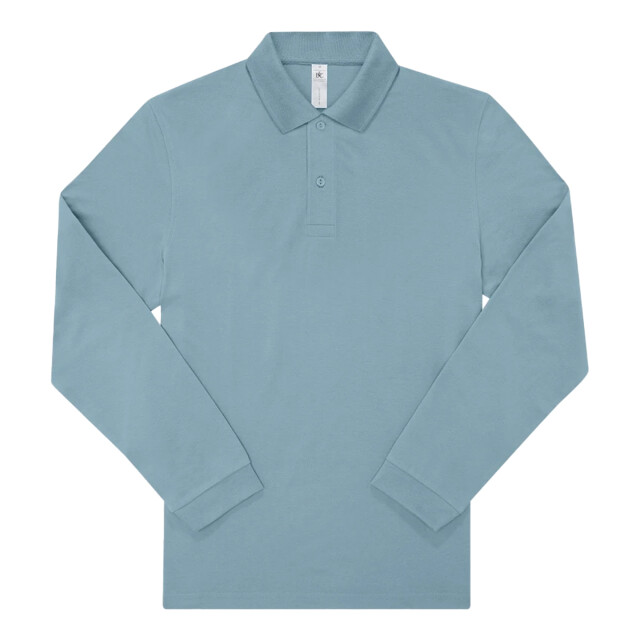 B and C Heren my polo 210 effen katoenen poloshirt UTFK2802_amalfiblue large