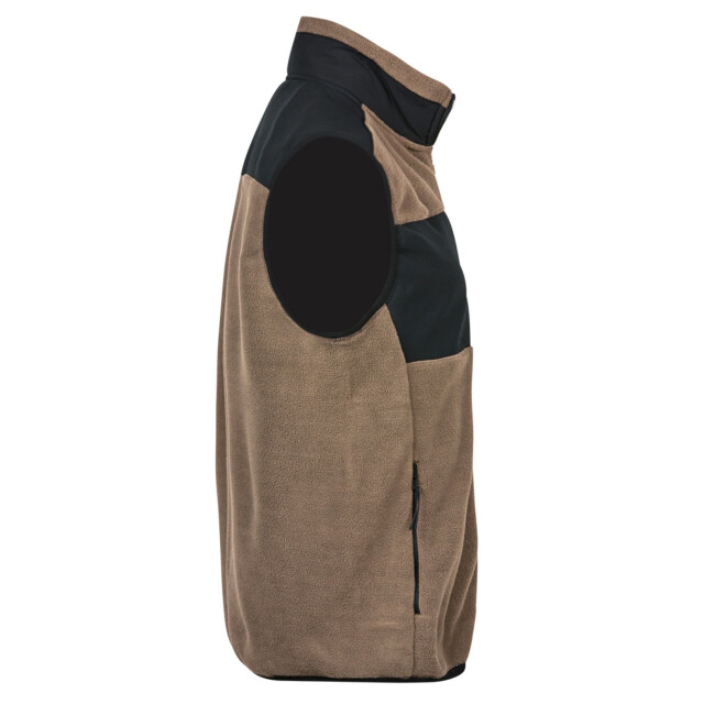 Tee Jays Heren mountain fleece body warmer UTFK2814_clayblack large