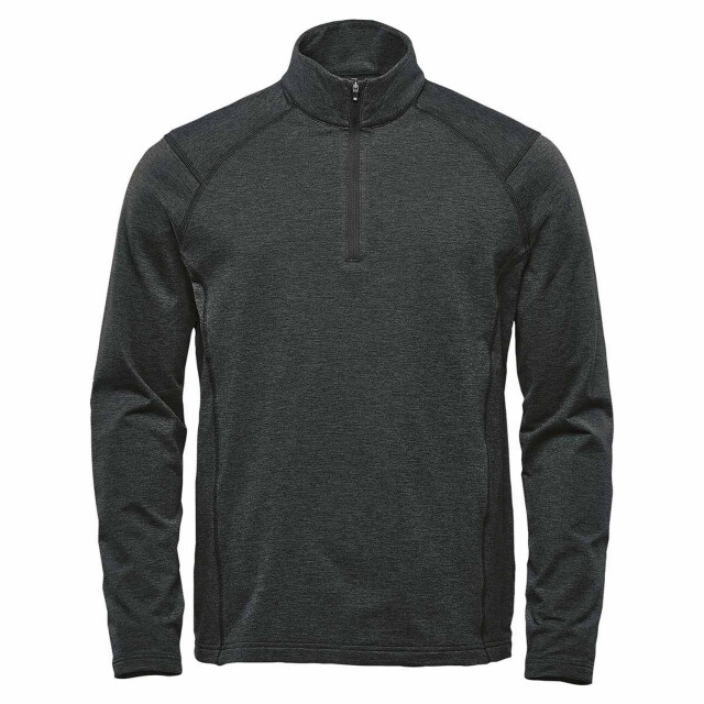 Stormtech Heren treeline quarter zip pullover UTFK2322_blackheather large