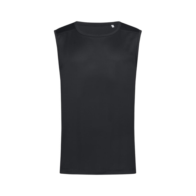 Stedman Stars Heren active 140 mouwloze tank top UTFK2340_blackopal large