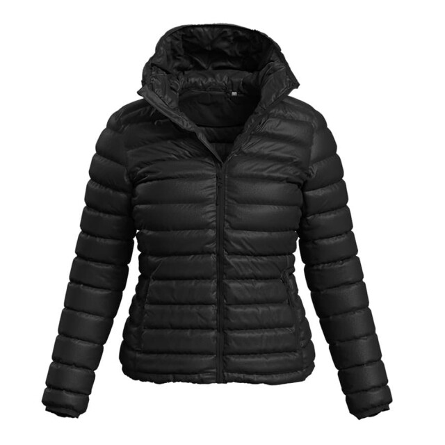 Stedman Stars Dames lux gewatteerde jas UTFK2402_blackopal large