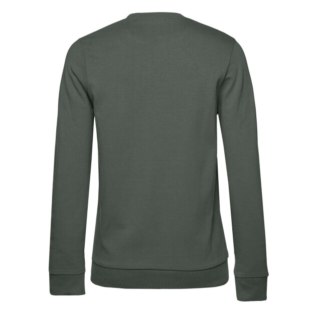 B and C Dames frans terry sweatshirt met inzetstuk UTFK2404_millennialkhaki large