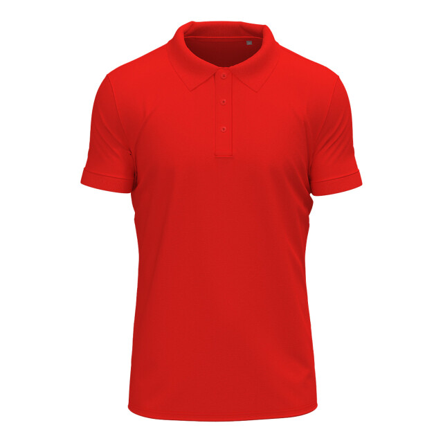 Stedman Stars Heren clive poloshirt UTFK2414_scarletred large