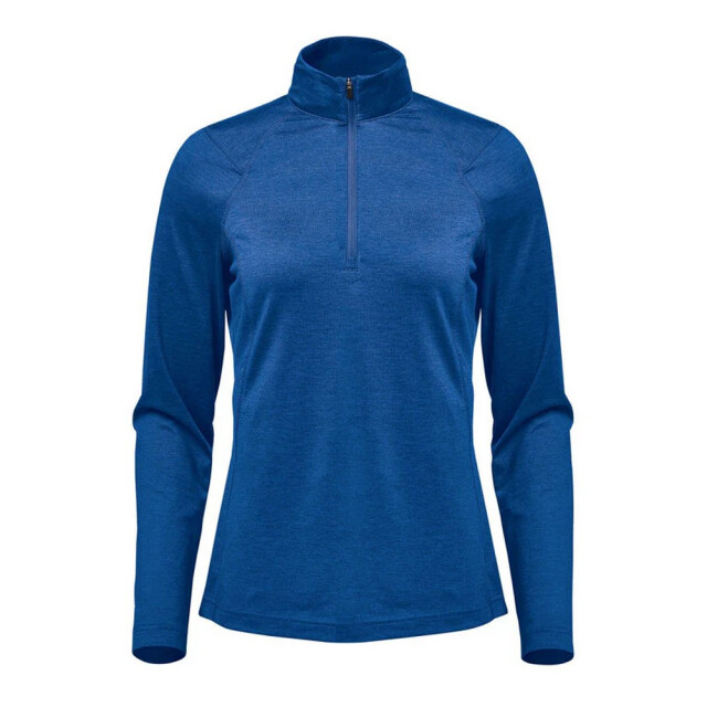 Stormtech Dames milano quarter zip pullover UTFK2458_classicblueheather large