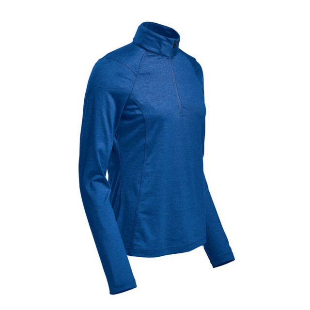 Stormtech Dames milano quarter zip pullover UTFK2458_classicblueheather large
