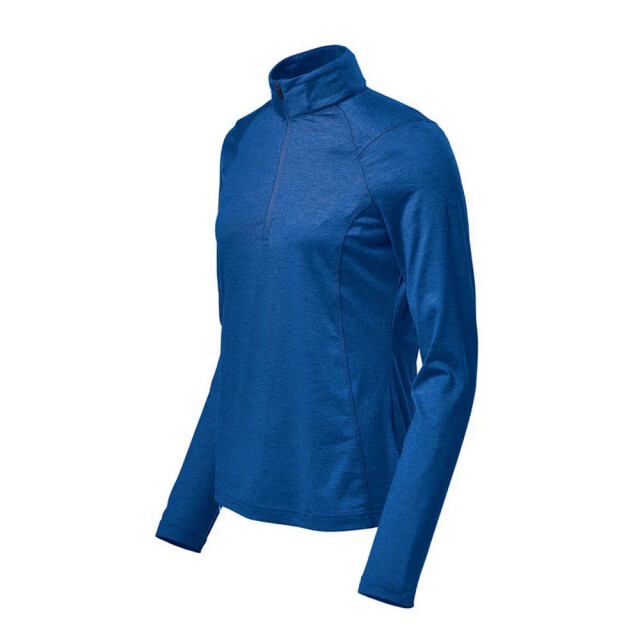 Stormtech Dames milano quarter zip pullover UTFK2458_classicblueheather large