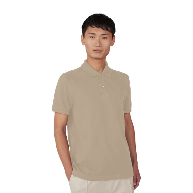 B and C Heren my 180 poloshirt UTFK2506_mastic large